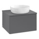 V&B Waschtischunterschrank ohne Frontstruktur -Beleuchtung Antao 60x36x50cm, WBP Lac, Anthrac. m Lac-1