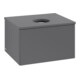 V&B Waschtischunterschrank ohne Frontstruktur -Beleuchtung Antao 60x36x50cm, WBP Lac, Anthrac. m Lac-3