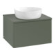 V&B Waschtischunterschrank ohne Frontstruktur -Beleuchtung Antao 60x36x50cm, WBP Lac, lea gre. m Lac-1