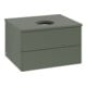 V&B Waschtischunterschrank ohne Frontstruktur -Beleuchtung Antao 60x36x50cm, WBP Lac, lea gre. m Lac-3