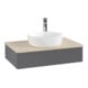 V&B Waschtischunterschrank ohne Frontstruktur -Beleuchtung Antao 80x19x50cm, HL, WBP botti., A m Lac-3