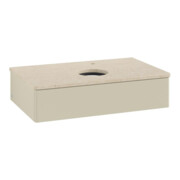 V&B Waschtischunterschrank ohne Frontstruktur -Beleuchtung Antao 80x19x50cm, HL, WBP botti., si Gr m Lac