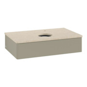 V&B Waschtischunterschrank ohne Frontstruktur -Beleuchtung Antao 80x19x50cm, HL, WBP botti., st. Gr m Lac