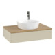V&B Waschtischunterschrank ohne Frontstruktur -Beleuchtung Antao 80x19x50cm, HL, WBP hon. Oa, si Gr m Lac-1