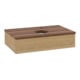 V&B Waschtischunterschrank ohne Frontstruktur -Beleuchtung Antao 80x19x50cm, HL, WBP w. wal, hon. Oa-1