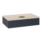 V&B Waschtischunterschrank ohne Frontstruktur -Beleuchtung Antao 80x19x50cm, WBP botti., md bl. m Lac