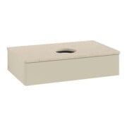 V&B Waschtischunterschrank ohne Frontstruktur -Beleuchtung Antao 80x19x50cm, WBP botti., si Gr m Lac