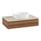 V&B Waschtischunterschrank ohne Frontstruktur -Beleuchtung Antao 80x19x50cm, WBP-farbe botti., w. walnut-1