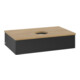 V&B Waschtischunterschrank ohne Frontstruktur -Beleuchtung Antao 80x19x50cm, WBP-farbe hon. Oa, bla m Lac-3