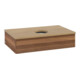 V&B Waschtischunterschrank ohne Frontstruktur -Beleuchtung Antao 80x19x50cm, WBP-farbe hon. Oa, w. walnut-1