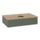 V&B Waschtischunterschrank ohne Frontstruktur -Beleuchtung Antao 80x19x50cm, WBP hon. Oa, lea gre. m Lac-1