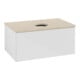 V&B Waschtischunterschrank ohne Frontstruktur -Beleuchtung Antao 80x36x50cm, HL, WBP botti., glo wh. Lac-1