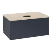 V&B Waschtischunterschrank ohne Frontstruktur -Beleuchtung Antao 80x36x50cm, HL, WBP botti., md bl. m Lac