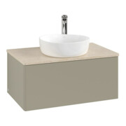 V&B Waschtischunterschrank ohne Frontstruktur -Beleuchtung Antao 80x36x50cm, HL, WBP botti., st. Gr m Lac