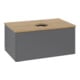 V&B Waschtischunterschrank ohne Frontstruktur -Beleuchtung Antao 80x36x50cm, HL, WBP hon. Oa, A m Lac-3