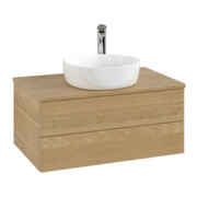 V&B Waschtischunterschrank ohne Frontstruktur -Beleuchtung Antao 80x36x50cm, HL, WBP hon. Oa, hon. Oa-3