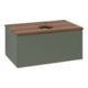 V&B Waschtischunterschrank ohne Frontstruktur -Beleuchtung Antao 80x36x50cm, HL, WBP w wa, lea gre. m Lac-1