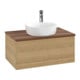 V&B Waschtischunterschrank ohne Frontstruktur -Beleuchtung Antao 80x36x50cm, HL, WBP w. wal, hon. Oa-1