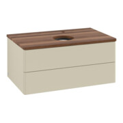 V&B Waschtischunterschrank ohne Frontstruktur -Beleuchtung Antao 80x36x50cm, HL, WBP w. wal, si Gr m Lac-3