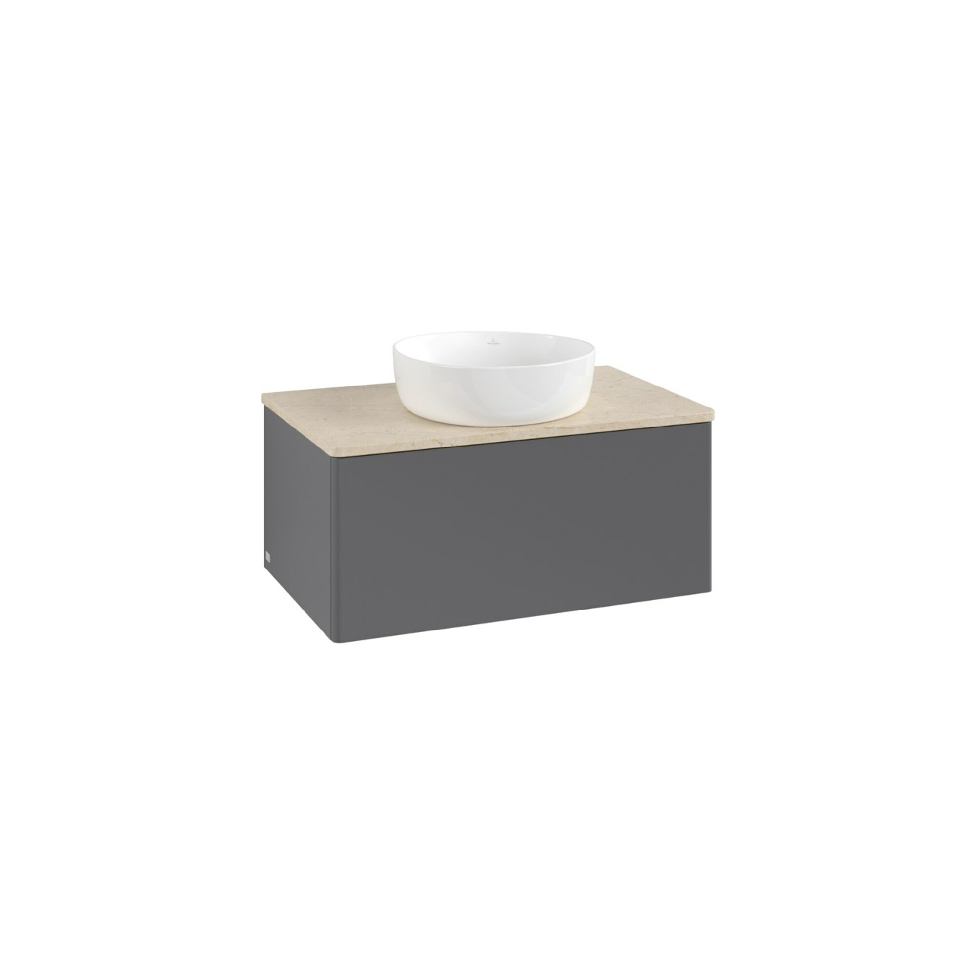 V&B Waschtischunterschrank ohne Frontstruktur -Beleuchtung Antao 80x36x50cm, WBP botti., Anthrac. m Lac ; Villeroy & Boch