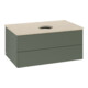 V&B Waschtischunterschrank ohne Frontstruktur -Beleuchtung Antao 80x36x50cm, WBP botti., lea gre. m Lac-1
