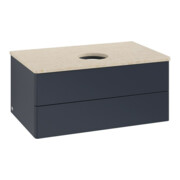 V&B Waschtischunterschrank ohne Frontstruktur -Beleuchtung Antao 80x36x50cm, WBP botti., md bl. m Lac