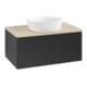 V&B Waschtischunterschrank ohne Frontstruktur -Beleuchtung Antao 80x36x50cm, WBP-farbe botti., bla m Lac-3