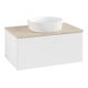 V&B Waschtischunterschrank ohne Frontstruktur -Beleuchtung Antao 80x36x50cm, WBP-farbe botti., wh. m Lac-3