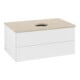 V&B Waschtischunterschrank ohne Frontstruktur -Beleuchtung Antao 80x36x50cm, WBP-farbe botti., wh. m Lac-1