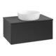 V&B Waschtischunterschrank ohne Frontstruktur -Beleuchtung Antao 80x36x50cm, WBP-farbe Lac, bla m lacquer-3