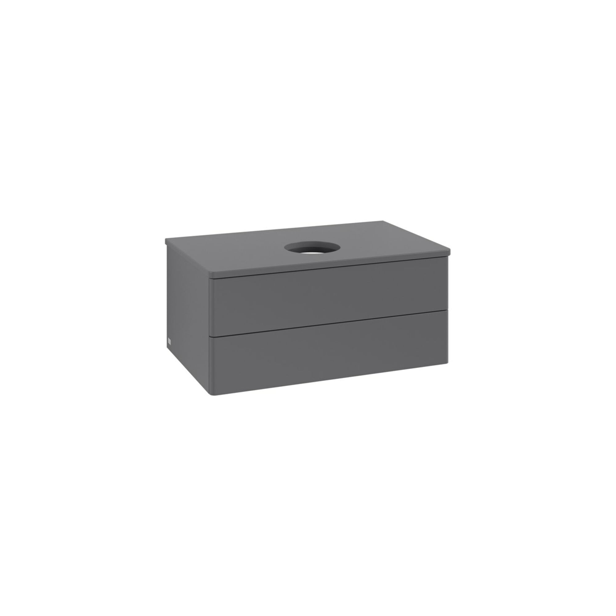 V&B Waschtischunterschrank ohne Frontstruktur -Beleuchtung Antao 80x36x50cm, WBP Lac, Anthrac. m Lac ; Villeroy & Boch
