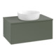 V&B Waschtischunterschrank ohne Frontstruktur -Beleuchtung Antao 80x36x50cm, WBP Lac, lea gre. m Lac-1