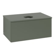 V&B Waschtischunterschrank ohne Frontstruktur -Beleuchtung Antao 80x36x50cm, WBP Lac, lea gre. m Lac-4