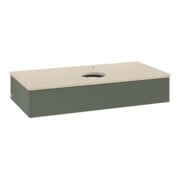 V&B Waschtischunterschrank ohne Frontstruktur, mit Beleuchtung Antao 100x19x50cm, WBP botti., lea gre. m Lac-3
