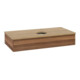 V&B Waschtischunterschrank ohne Frontstruktur, mit Beleuchtung Antao 100x19x50cm, WBP-farbe hon. Oa, w. wal-3