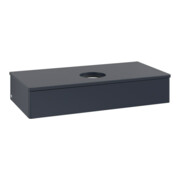 V&B Waschtischunterschrank ohne Frontstruktur, mit Beleuchtung Antao 100x19x50cm, WBP-farbe Lac, md bl. m Lac