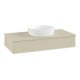V&B Waschtischunterschrank ohne Frontstruktur, mit Beleuchtung Antao 100x19x50cm, WBP-farbe Lac, si Gr m Lac