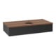 V&B Waschtischunterschrank ohne Frontstruktur, mit Beleuchtung Antao 100x19x50cm, WBP-farbe w. wal, bla m Lac