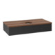 V&B Waschtischunterschrank ohne Frontstruktur, mit Beleuchtung Antao 100x19x50cm, WBP-farbe w. wal, bla m Lac-3