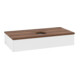V&B Waschtischunterschrank ohne Frontstruktur, mit Beleuchtung Antao 100x19x50cm, WBP-farbe w. wal, wh. m Lac-3