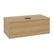 V&B Waschtischunterschrank ohne Frontstruktur, mit Beleuchtung Antao 100x36x50cm, HL, WBP hon. Oa, hon. Oa-3