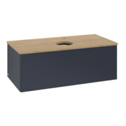 V&B Waschtischunterschrank ohne Frontstruktur, mit Beleuchtung Antao 100x36x50cm, HL, WBP hon. Oa, md b m Lac