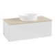 V&B Waschtischunterschrank ohne Frontstruktur, mit Beleuchtung Antao 100x36x50cm, WBP botti., glo wh. Lac-3