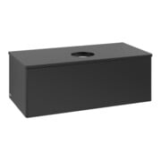 V&B Waschtischunterschrank ohne Frontstruktur, mit Beleuchtung Antao 100x36x50cm, WBP-farbe Lac, bla m Lac