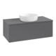 V&B Waschtischunterschrank ohne Frontstruktur, mit Beleuchtung Antao 100x36x50cm, WBP Lac, Anthrac. m Lac-3