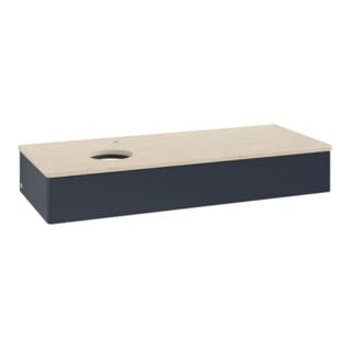 V&B Waschtischunterschrank ohne Frontstruktur, mit Beleuchtung Antao 120x19x50cm, HL, WBP botti., md b m Lac