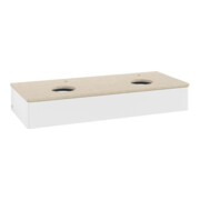 V&B Waschtischunterschrank ohne Frontstruktur, mit Beleuchtung Antao 120x19x50cm, HL, WBP botti., wh. m Lac-4