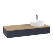 V&B Waschtischunterschrank ohne Frontstruktur, mit Beleuchtung Antao 120x19x50cm, HL, WBP hon. Oa, md b m Lac
