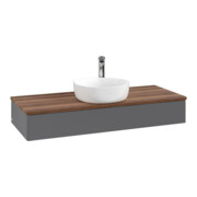 V&B Waschtischunterschrank ohne Frontstruktur, mit Beleuchtung Antao 120x19x50cm, HL, WBP w wa, A m Lac