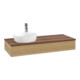 V&B Waschtischunterschrank ohne Frontstruktur, mit Beleuchtung Antao 120x19x50cm, HL, WBP w. wal, hon. Oa-3
